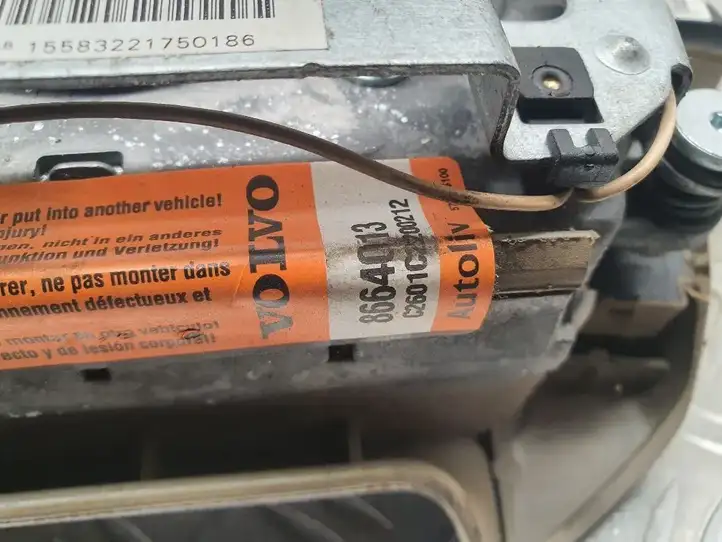 Volvo S80 (1998 - 2004) 8664013 Крышка airbag рулевого колеса — фото 3