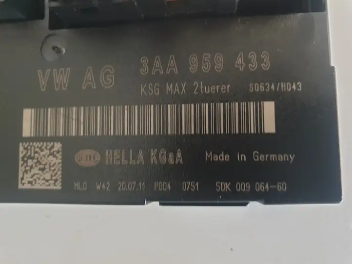Volkswagen PASSAT B7 (2011 - 2014) 3AA959433 Модуль комфорта — фото 4