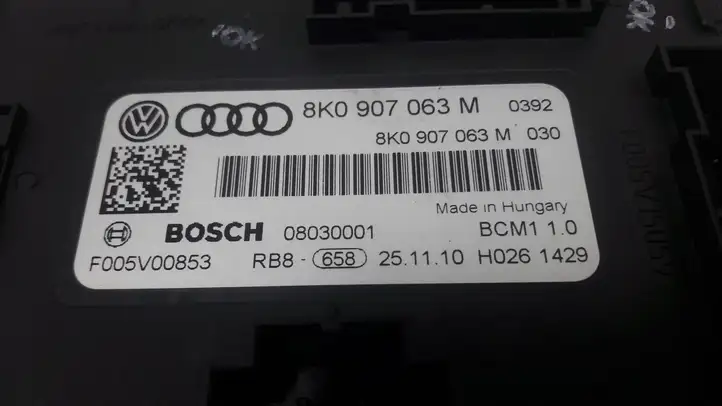 Audi A4 S4 B8 8K (2007 - 2011) 8K0907063M Модуль комфорта — фото 2