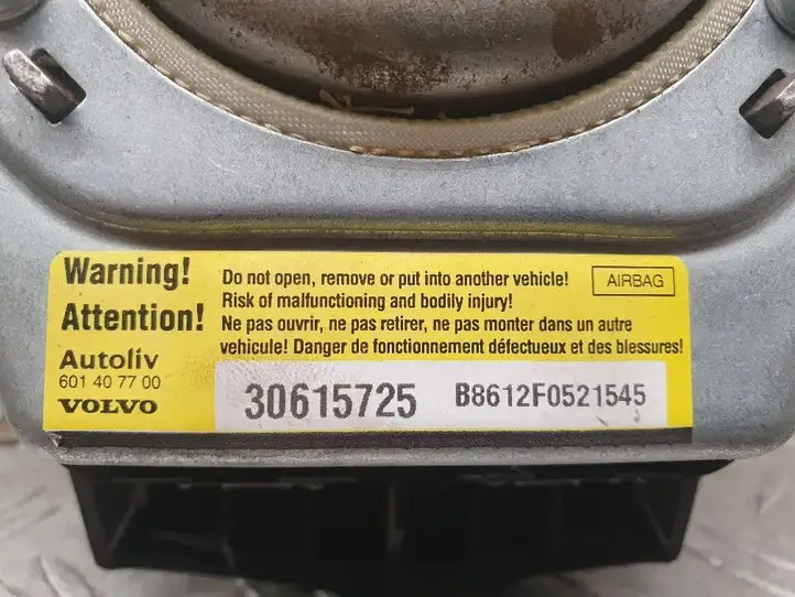 Volvo S40 (2004 - 2007) 30615725 Подушка безопасности руля — фото 3