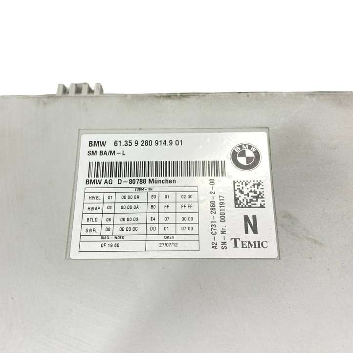 BMW 5 F10 F11 (2009 - 2016)  9280914 Mодуль kомфортa