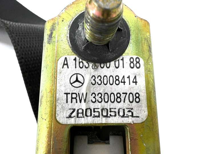 Mercedes-Benz ML W163 (1997 - 2005)  A1638602985 Передний ремень безопасности