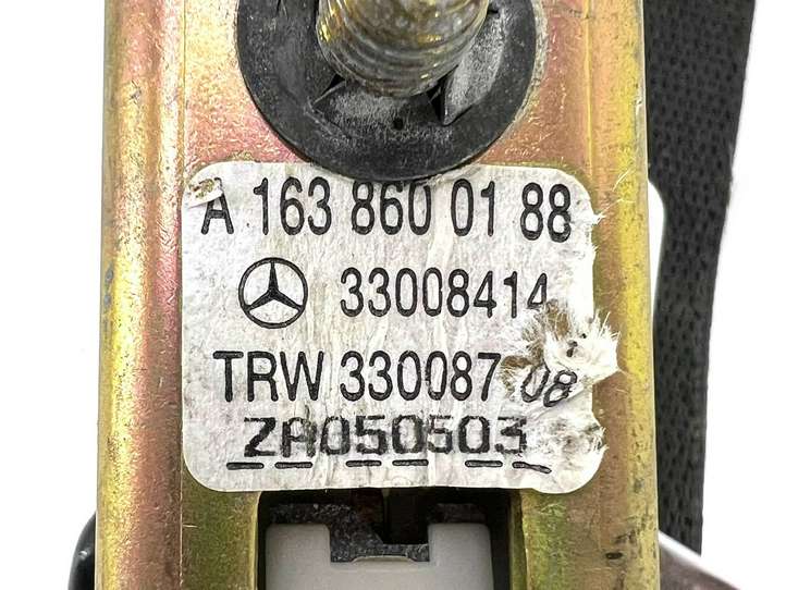 Mercedes-Benz ML W163 (1997 - 2005)  A1638603085 Передний ремень безопасности