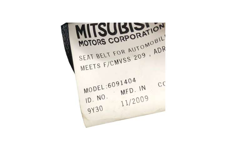 Mitsubishi Outlander (2007 - 2012)  6091404 Передний ремень безопасности