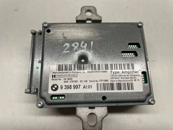 BMW 3 F30 F35 F31 (2012 - 2018) Блок Hi-Fi аудиосистемы — фото 3