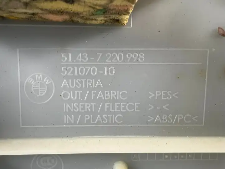 BMW 3 F30 F35 F31 (2012 - 2018) 7220998 Верхняя обшивка стойки B — фото 3