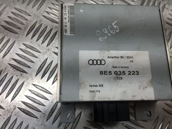 Audi A4 S4 B6 8E 8H (2000 - 2006) 8E5035223 Усилитель звука — фото 2
