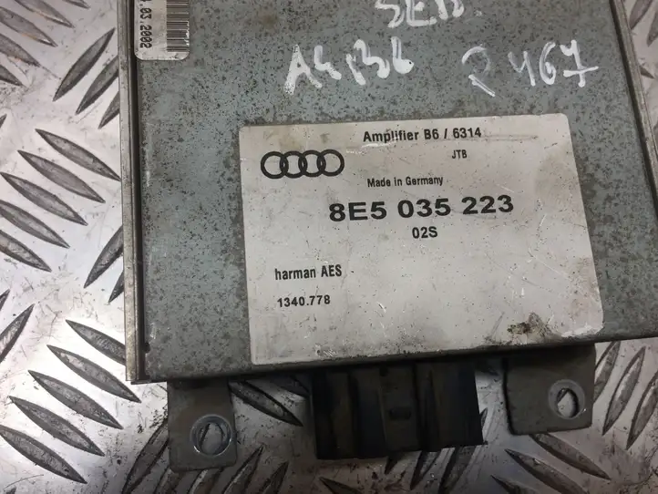 Audi A4 S4 B6 8E 8H (2000 - 2006) 8E5035223 Усилитель звука — фото 3