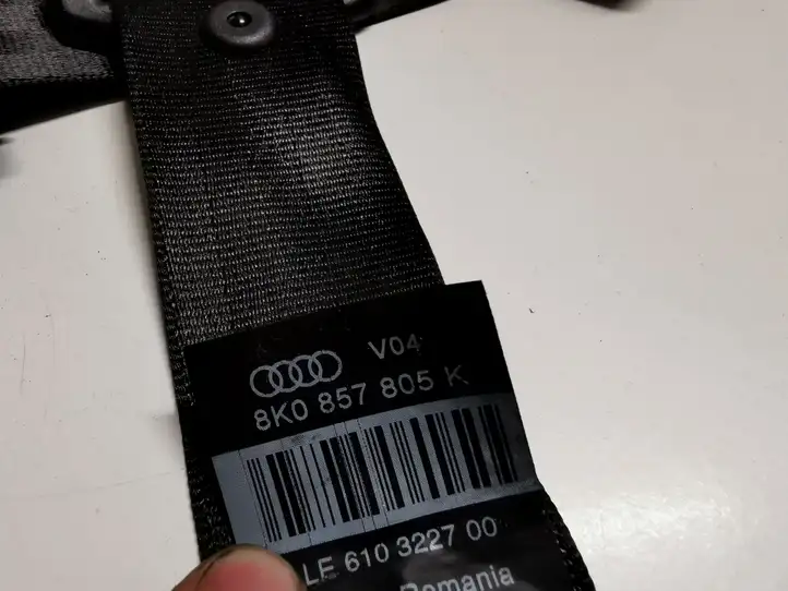 Audi A5 8T 8F (2007 - 2011) 8K0857805K Задний ремень безопасности — фото 3