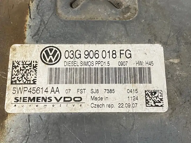 Volkswagen PASSAT B6 (2005 - 2010) 03G906018FG Блок управления двигателем (ЭБУ) — фото 2