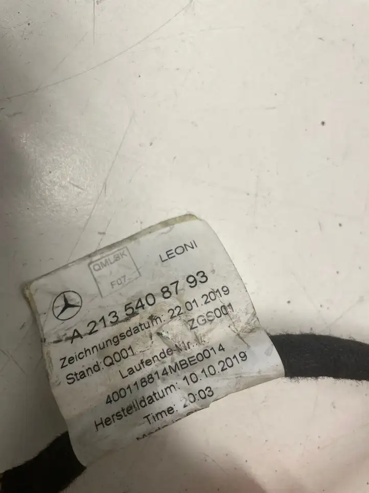 Mercedes-Benz E W213 (2016 - ) A2135408793 Прочая электропроводка — фото 4