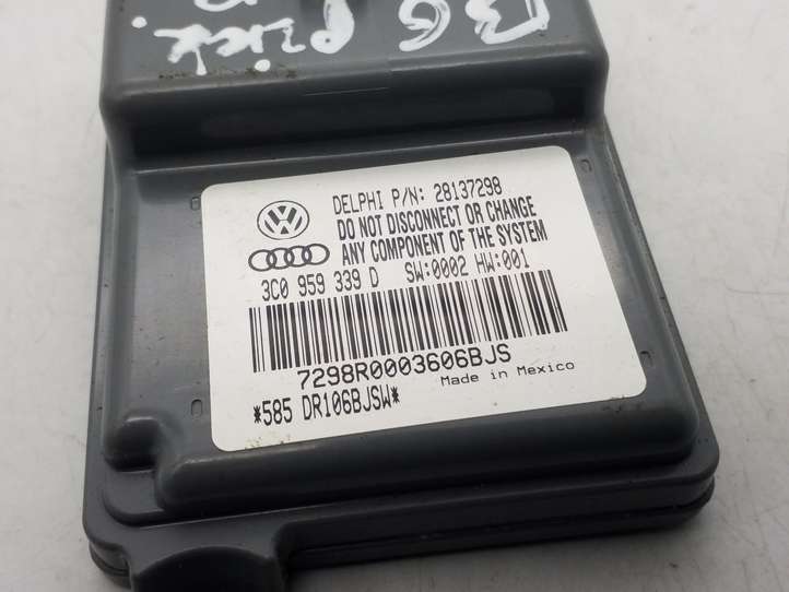 Volkswagen PASSAT B6 (2005 - 2010)  3C0959339D Модуль управления сидением