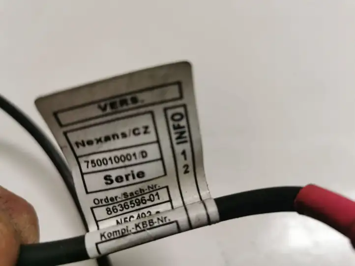 BMW 3 F30 F35 F31 (2012 - 2018) 8636596 Проводка генератора — фото 4