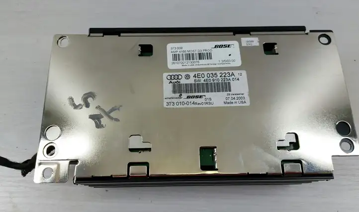 Audi A8 S8 D3 4E (2002 - 2005) 4E0035223A Блок Hi-Fi аудиосистемы — фото 1