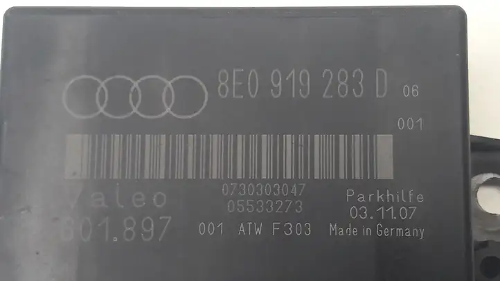 Audi A4 S4 B7 8E 8H (2004 - 2009) 8E0919283D Блок управления парктрониками — фото 4
