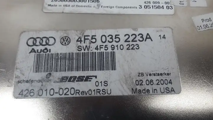 Audi A6 S6 C6 4F (2004 - 2008) 4F5035223A Усилитель звука — фото 6