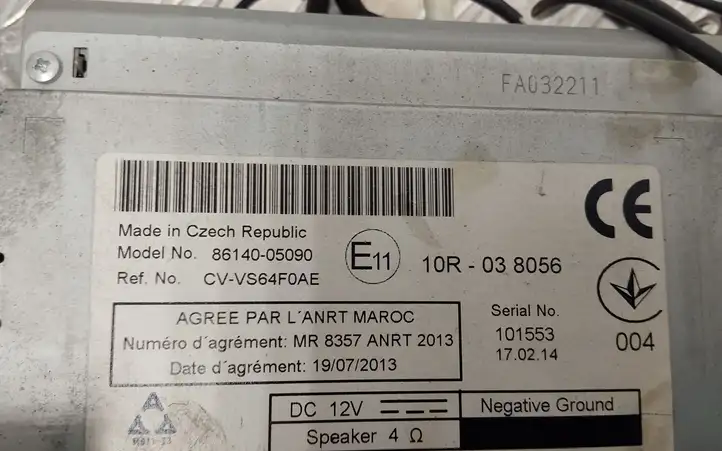 Toyota Avensis T270 (2012 - 2015) 8614005090 Магнитола / мультимедийная система — фото 6