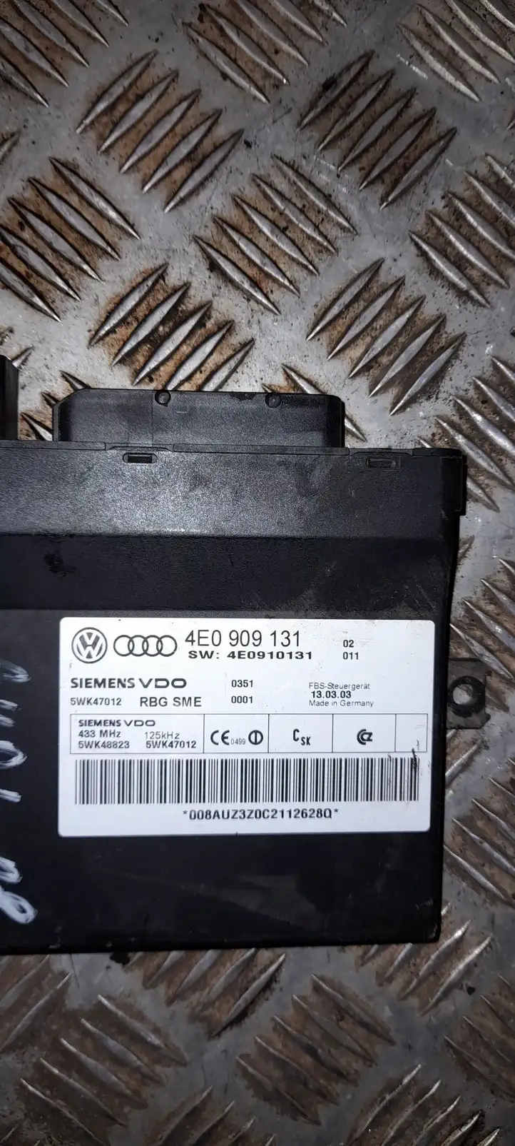 Audi A8 S8 D3 4E (2002 - 2005) 4E0909131 Модуль комфорта — фото 2