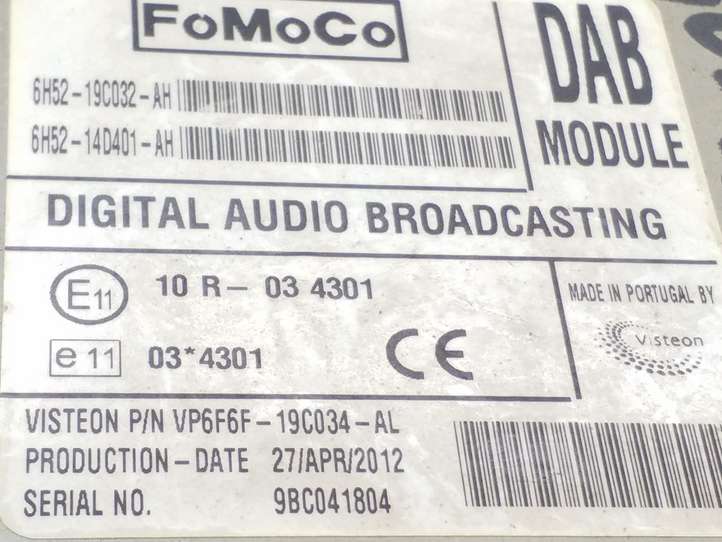 Land Rover Discovery (2009 - 2013)  10R034301 Блок управления HiFi audio