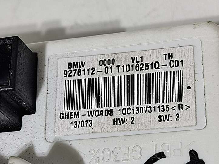 BMW 3 F30 F35 F31 (2012 - 2018)  9276112 Реле вентилятора печки салона