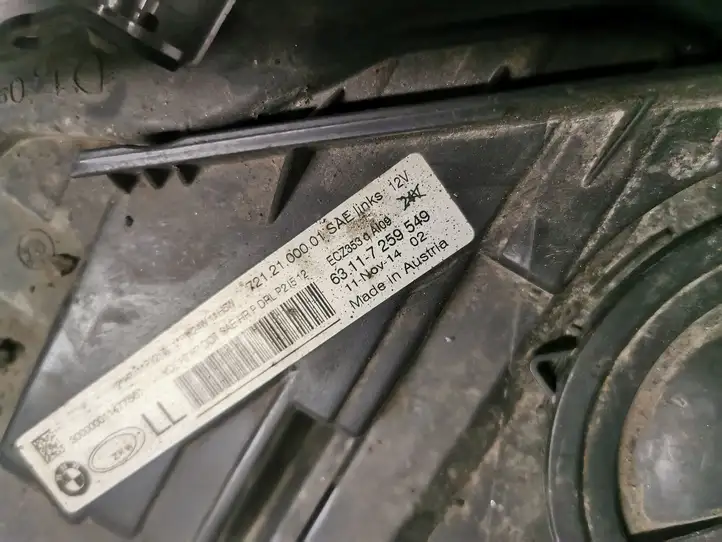 BMW 3 F30 F35 F31 (2012 - 2018) 7259549 Передняя фара — фото 9