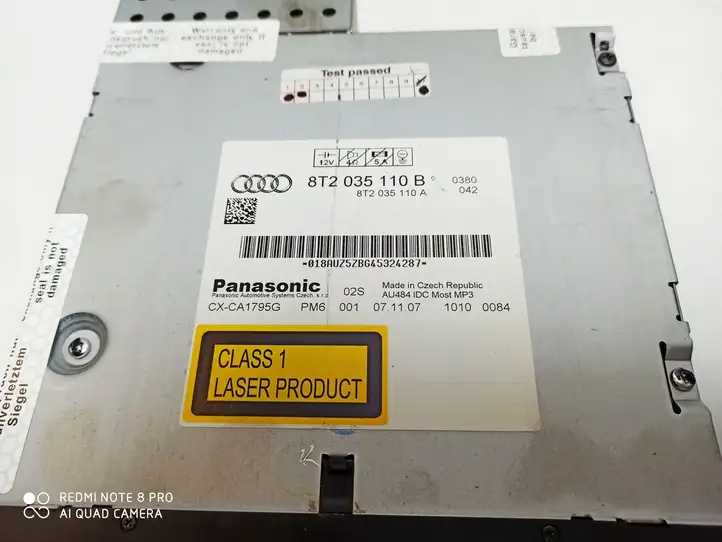 Audi A5 8T 8F (2007 - 2011) CD/DVD чейнджер — фото 5