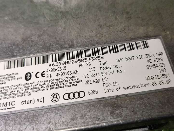 Audi A6 (2004 - 2008)  4E0862335 Модуль «Bluetooth»