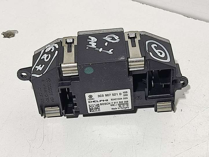 Audi Q7 (2005 - 2009)  3C0907521D Реле вентилятора печки салона