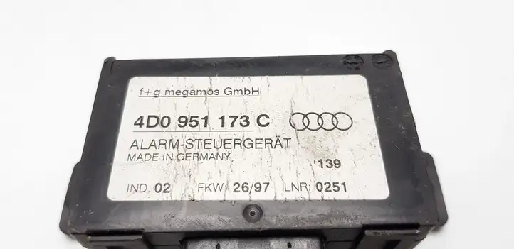 Audi A8 S8 D2 4D (1999 - 2002) 4D0951173C Блок управления сигнализацией — фото 2