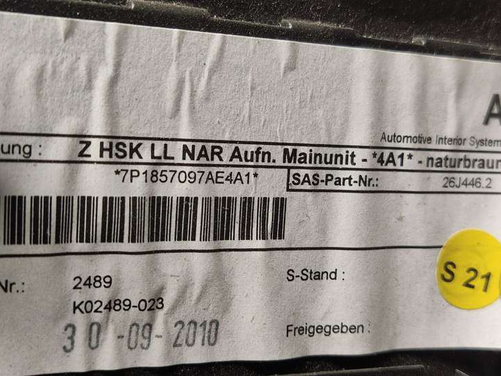 Volkswagen Touareg II (2010 - 2018)  7P1857097AE Комплект ящика для вещей (бардачка)