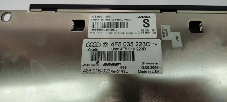 Audi A6 S6 C6 4F (2004 - 2008) 4F5035223L Усилитель звука — фото 3