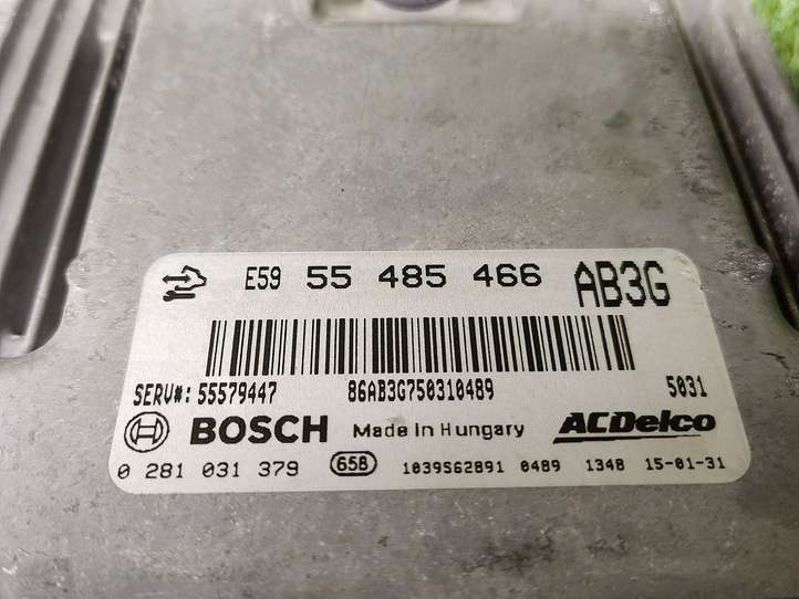 Opel Zafira (2014 - 2016)  55485466 Блок управления двигателем ECU