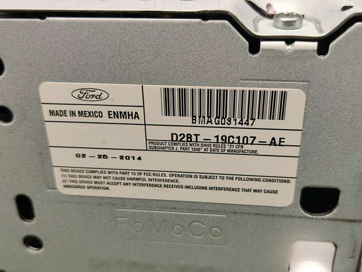 Ford Fiesta (2013 - 2017)  D2BT19C107AE Радио/ проигрыватель CD/DVD / навигация