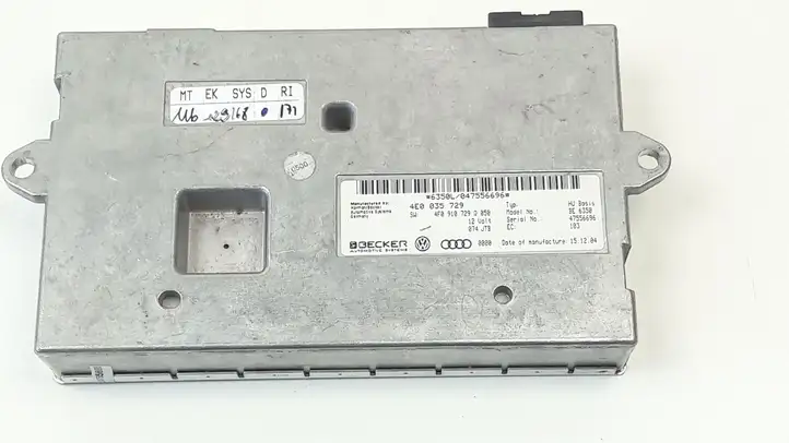 Audi A6 S6 C6 4F (2004 - 2008) 4E0035729 Контроллер мультимедийной системы — фото 1