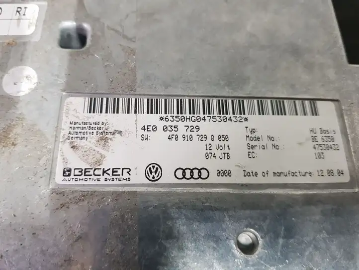 Audi A6 S6 C6 4F (2008 - 2011) 4F0910729Q Модуль комфорта — фото 3