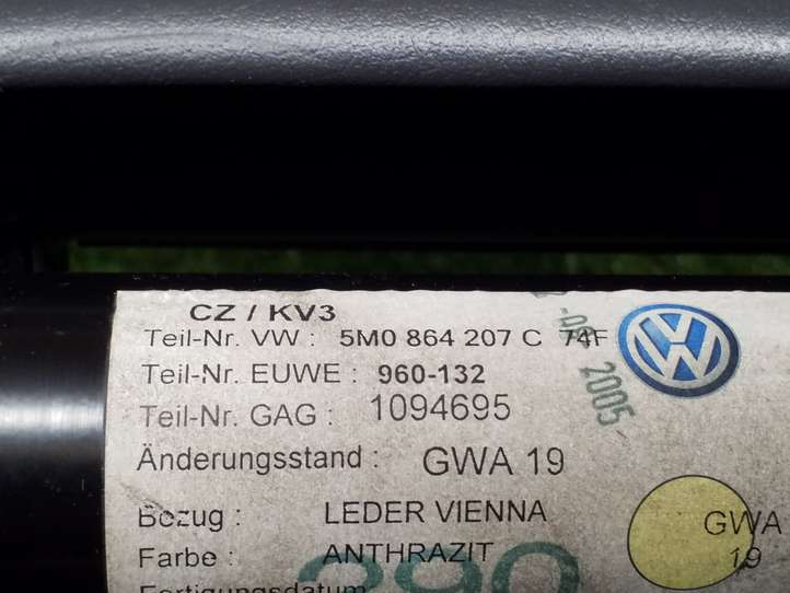 Volkswagen Golf Plus (2004 - 2008)  5M0864207C Подлокотник