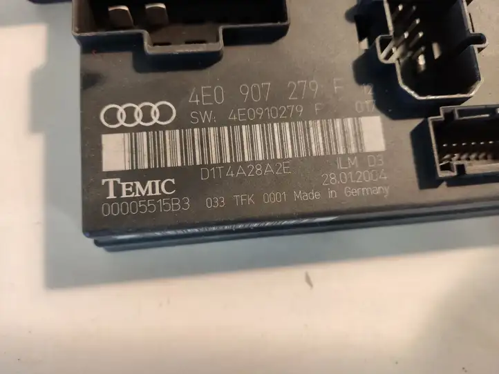 Audi A8 S8 D3 4E (2002 - 2005) 4E0907279F Модуль комфорта — фото 1