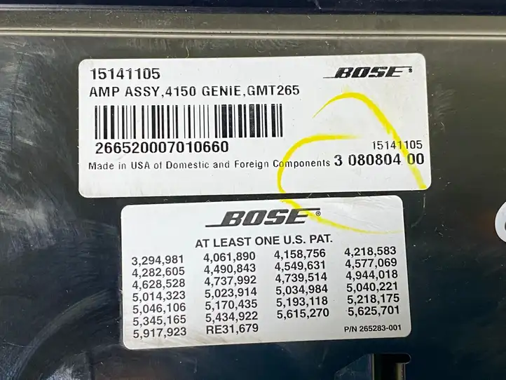 Cadillac SRX (2003 - 2006) 15141105 Усилитель звука — фото 3