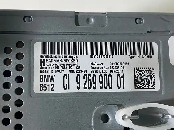 BMW 5 F10 F11 (2009 - 2016) 9269900 Магнитола / мультимедийная система — фото 3