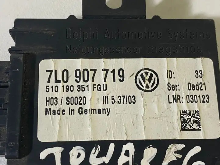 Volkswagen Touareg I (2002 - 2010) 7L0907719 Блок управления сигнализацией — фото 3