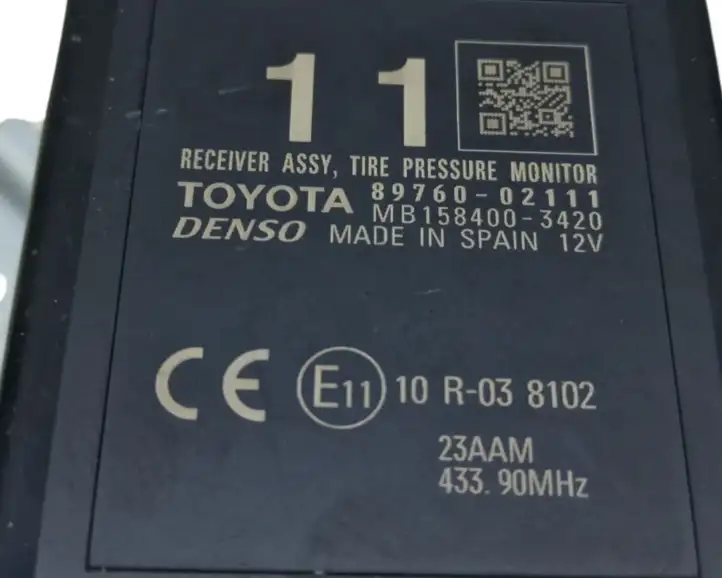 Toyota Auris E180 (2012 - 2018) 8976002111 Блок управления TPMS — фото 6