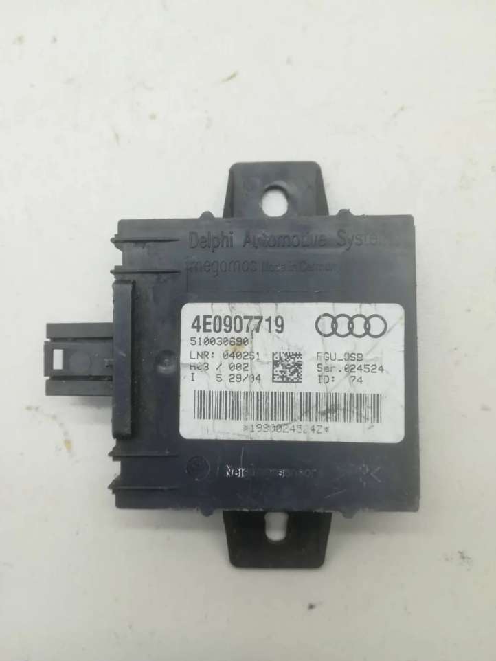 4e0907719 Audi A8 S8 D3 4E Signalizacijos valdymo blokas