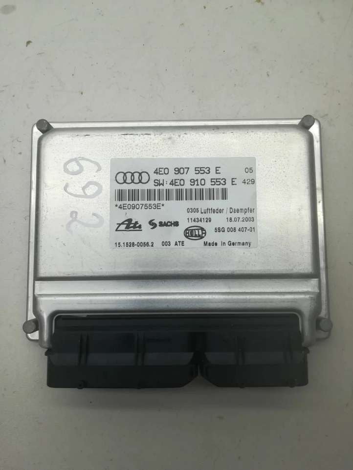 4e0907553e Audi A8 S8 D3 4E Pakabos valdymo blokas