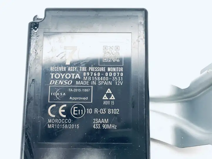 Toyota Yaris (2014 - 2019) 897600D070 Блок управления TPMS — фото 4