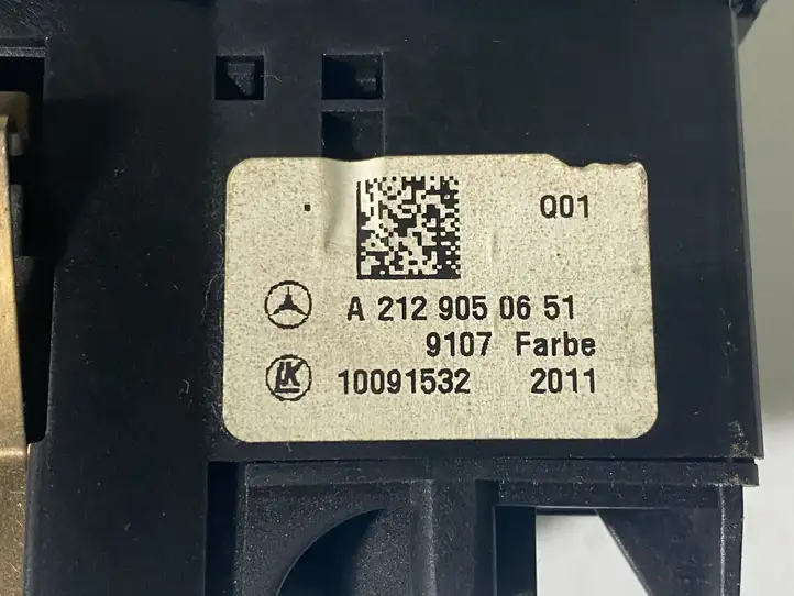 Mercedes-Benz E W212 (2009 - 2016) A2129050651 Включатель фонарей — фото 4