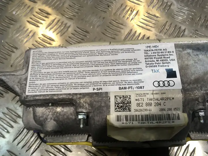Audi A4 S4 B7 8E 8H (2004 - 2009) 8E2880204 Подушка безопасности пассажира — фото 2