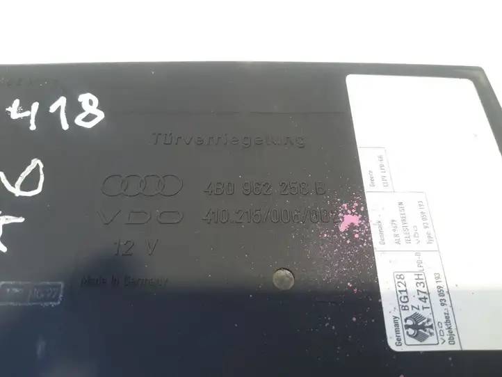 Audi A6 S6 C5 4B (2001 - 2004) 4B0962258B Модуль комфорта — фото 2