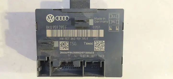 Audi A4 S4 B8 8K (2007 - 2011) 8K0959795F Блок управления дверью — фото 2
