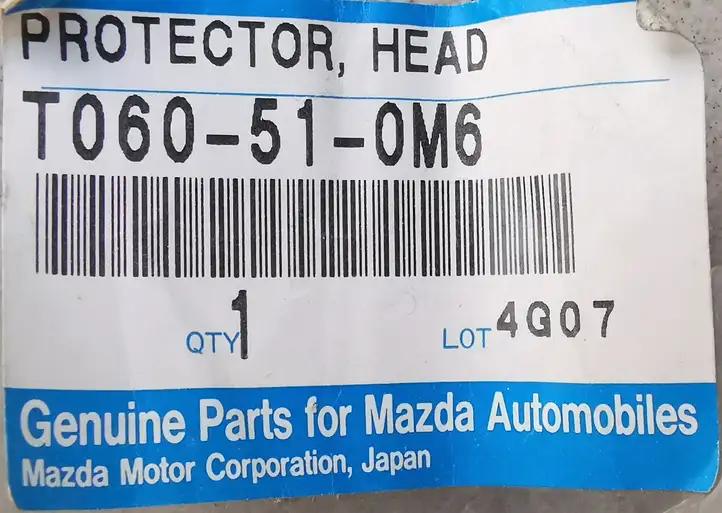 Mazda Xedos 9 (2000 - 2002) T060510M6 Уплотнитель передней двери — фото 2