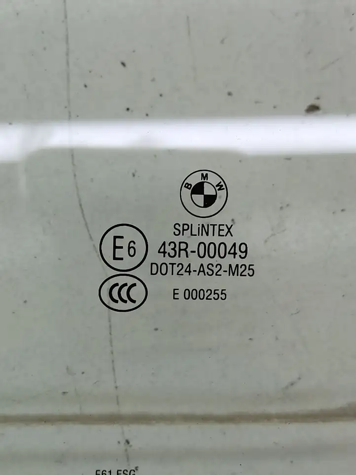 BMW 5 E60 E61 (2004 - 2010) 43R00049 Стекло задней двери — фото 3